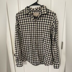 Black and white checkered top